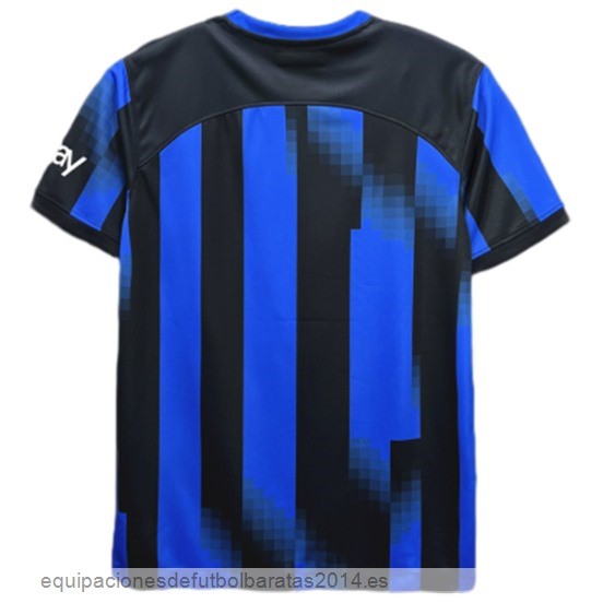 Nuevo Tailandia 1ª Camiseta Inter Milan 23/24 Azul Blanco Baratas
